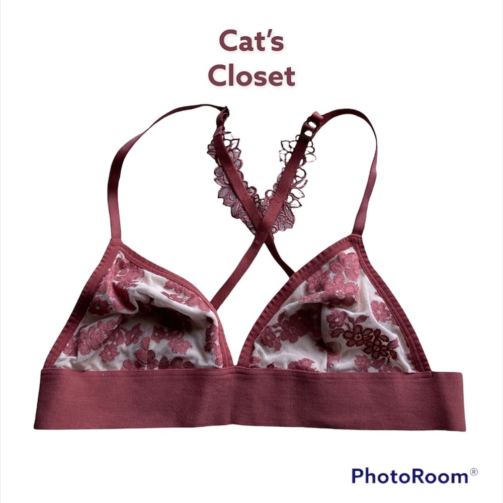 Victoria’s Secret PINK Terracotta colored bralette - size large